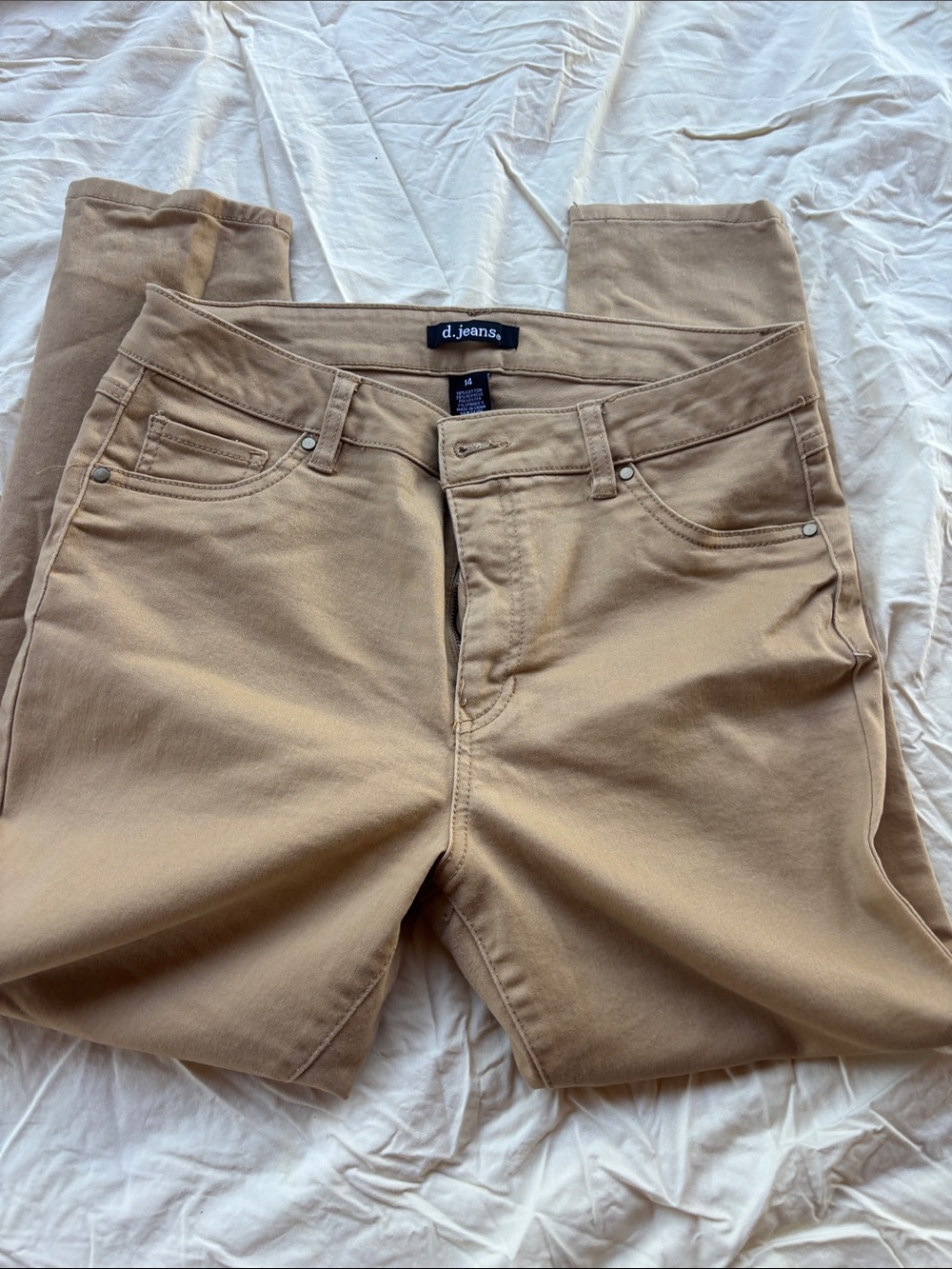 d. jeans Women’s Camel Skinny Jeans